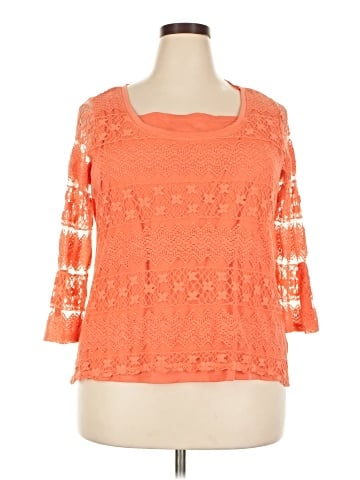 Style&Co 3/4 Sleeve Top (view 1)