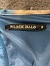 Black Halo Print Blue Cocktail Dress Size 8 - photo 7