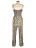 As U Wish 100% Rayon Paisley Tan Jumpsuit Size M - photo 2