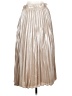 Ann Taylor LOFT 100% Polyester Metallic Silver Formal Skirt Size 2 (petite) - photo 2