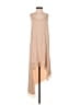 BCBGMAXAZRIA 100% Polyester Solid Tan Casual Dress Size S - photo 1
