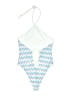 L Space Argyle Blue One Piece Swimsuit Size S - photo 2