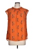 Daniel Rainn 100% Polyester Orange Sleeveless Blouse Size L - photo 1