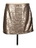 Gap Outlet 100% Polyester Metallic Gold Formal Skirt Size 8 - photo 1