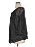 Always Indigo 100% Polyester Metallic Gray 3/4 Sleeve Blouse Size 1X - photo 5