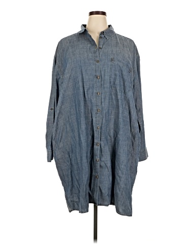 Caslon 3/4 Sleeve Button-Down Shirt (view 1)