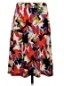 212 Collection Print Red Casual Skirt Size S - photo 2