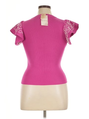 Hem & Thread Pullover Sweater (view 2)