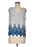 Forever 21 100% Polyester Blue Sleeveless Blouse Size M - photo 1