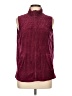 Basic Editions Burgundy Sleeveless Blouse Size L - photo 1