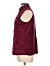 Basic Editions Burgundy Sleeveless Blouse Size L - photo 5