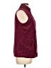 Basic Editions Burgundy Sleeveless Blouse Size L - photo 4