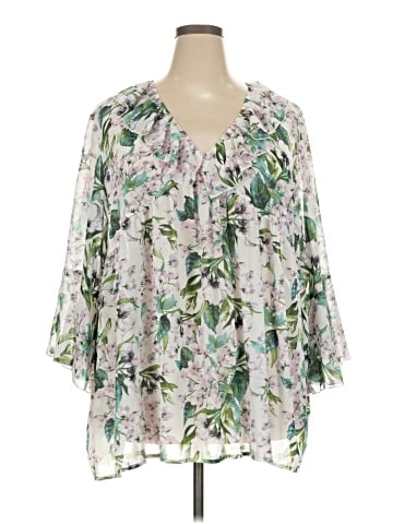 Suzanne Betro 3/4 Sleeve Blouse (view 1)