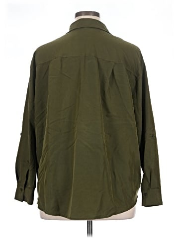 Old Navy 3/4 Sleeve Button-Down Shirt (view 2)