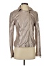 Tommy Hilfiger 100% Polyurethane Metallic Tan Jacket Size S - photo 1