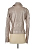 Tommy Hilfiger 100% Polyurethane Metallic Tan Jacket Size S - photo 2