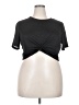 Shein Black Short Sleeve Top Size 2X - photo 1