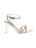 BCBGMAXAZRIA Metallic Silver Sandals Size 8 - photo 1