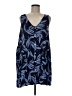Mud Pie 100% Rayon Blue Sleeveless Top Size M - photo 1