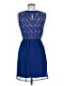 En Focus Studio 100% Polyester Blue Cocktail Dress Size 6 - photo 2