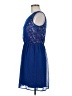 En Focus Studio 100% Polyester Blue Cocktail Dress Size 6 - photo 5