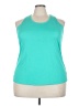 Athletic Works 100% Polyester Teal Active Tank Size 22 - photo 1