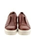 J/Slides 100% Leather Brown Sneakers Size 8 1/2 - photo 2