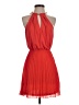 Bebe 100% Polyester Solid Red Cocktail Dress Size XS - photo 1