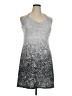 Dakini Graphic Silver Cocktail Dress Size XL - photo 1