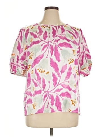 Ann Taylor Factory Short Sleeve Blouse (view 1)