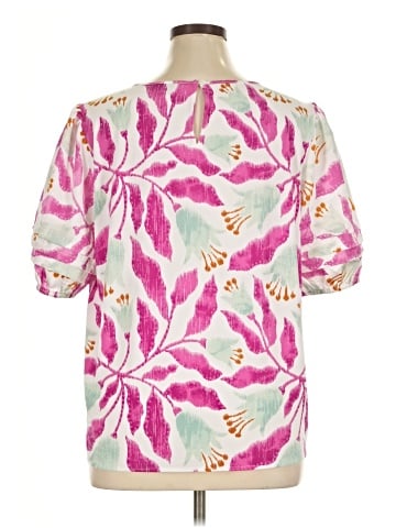 Ann Taylor Factory Short Sleeve Blouse (view 2)