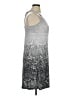 Dakini Graphic Silver Cocktail Dress Size XL - photo 4