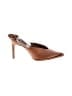 BCBGMAXAZRIA 100% Leather Brown Heels Size 7 1/2 - photo 1