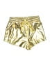 Assorted Brands Metallic Gold Shorts Size S - photo 1