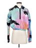 rue21 100% Polyester Print Blue Windbreaker Size S - photo 1