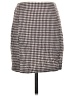 Eyeshadow Houndstooth Brown Casual Skirt Size 3 - photo 1
