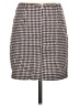 Eyeshadow Houndstooth Brown Casual Skirt Size 3 - photo 2