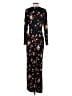 Just Fab 100% Rayon Black Jumpsuit Size M - photo 2