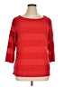 St. John's Bay 100% Polyester Red Pullover Sweater Size XL - photo 1