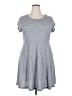 SO Solid Gray Casual Dress Size 2X - photo 1