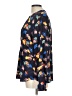 The Limited 100% Polyester Print Blue Long Sleeve Blouse Size L - photo 5
