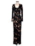 Just Fab 100% Rayon Black Jumpsuit Size M - photo 1