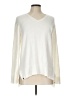 Lisette-L 100% Cotton Ivory Pullover Sweater Size L - photo 1