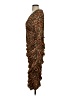 Kiyonna 100% Polyester Animal Print Brown Cocktail Dress Size 2 - photo 5