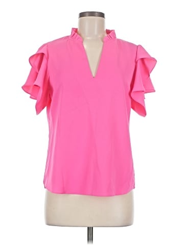 Milk and Honey Short Sleeve Blouse (view 1)