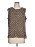 Christopher & Banks 100% Polyester Brown Sleeveless Top Size L - photo 1
