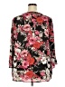 Roz & Ali 100% Polyester Black 3/4 Sleeve Blouse Size 2X - photo 2