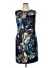 Connected Apparel Print Blue Cocktail Dress Size 16 - photo 1