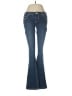 rue21 Hearts Blue Jeans Size 5 - 6 - photo 1