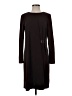 DKNY 100% Polyester Solid Brown Casual Dress Size 4 - photo 1